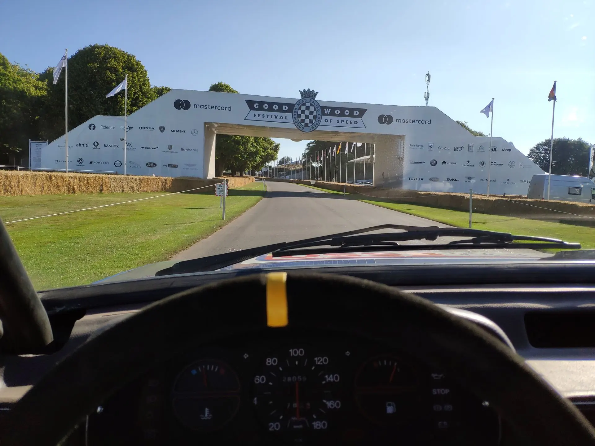On the hill at Goodwood